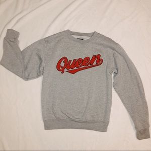 SWS Active Queen gray soft crewneck sweatshirt